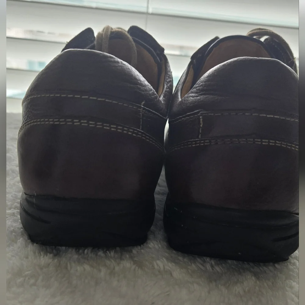 Clarks Rich Brown Leather Derbys